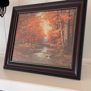 “Autumn Leaves”   Lithograph Print 8x10